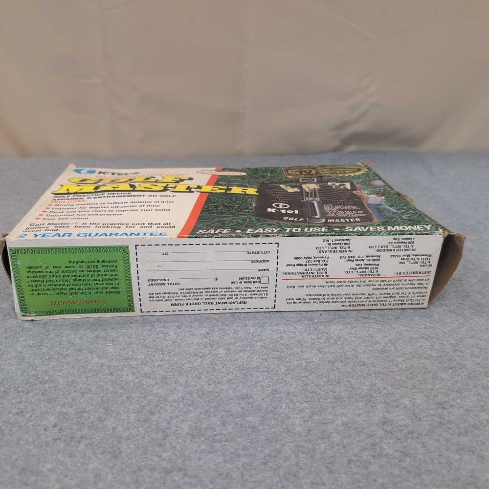 Vintage K-Tel Golf Master Portable Driving Range Practice Device 1976 Model 7400 - Picture 2 of 5